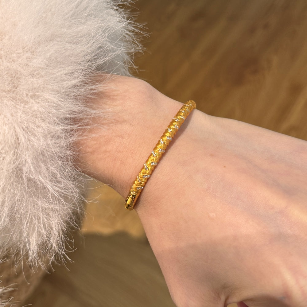 Rapunzel Bangel Bracelet
